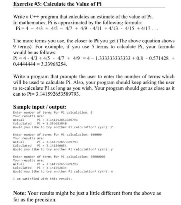 solved-exercise-3-calculate-the-value-of-pi-write-a-c-chegg