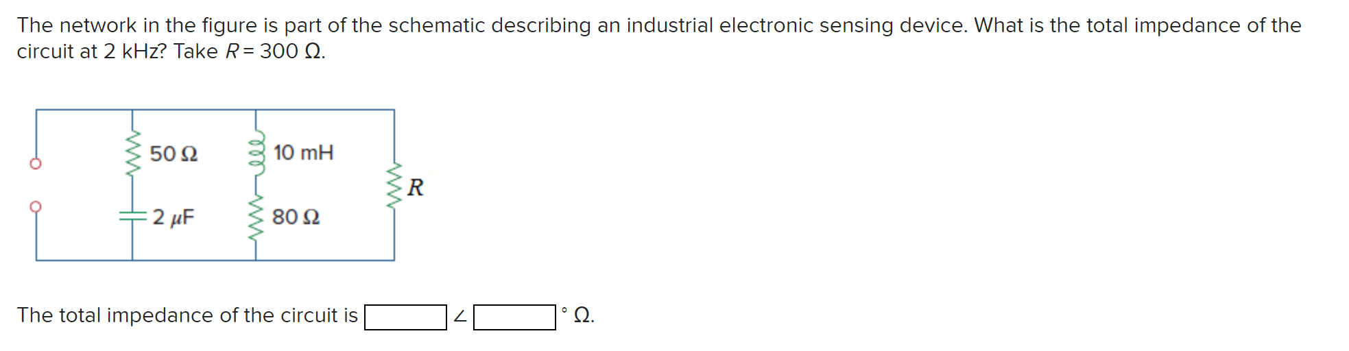Solved The network in the figure is part of the schematic | Chegg.com