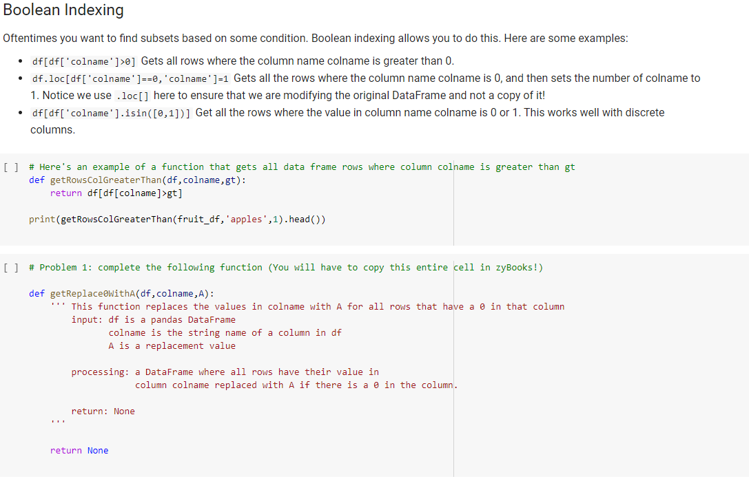 Solved We're going to be making use of the pandas package | Chegg.com image.