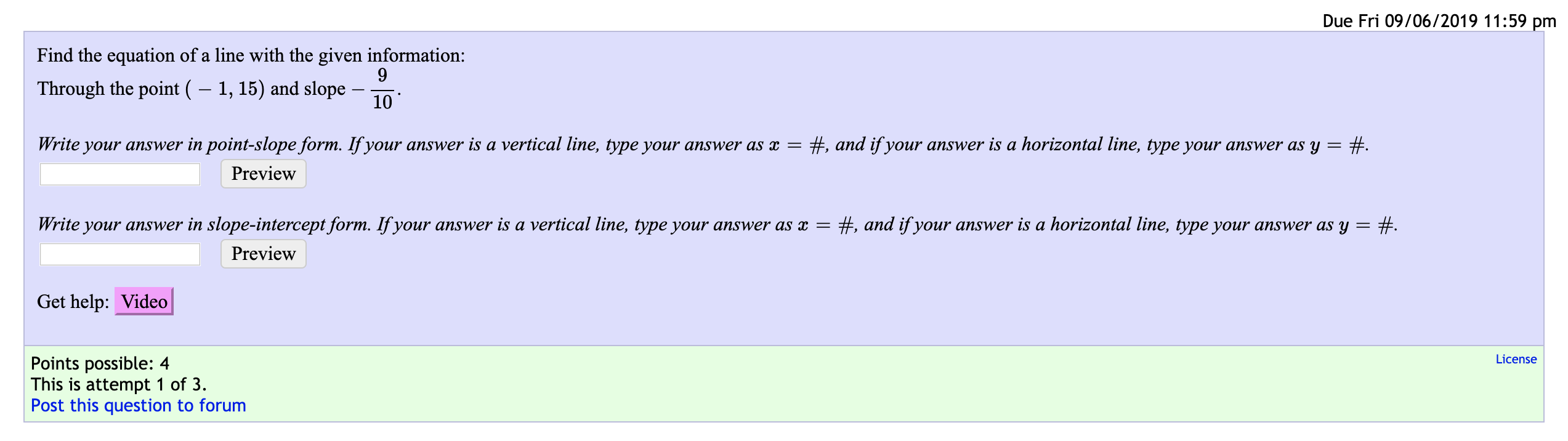 point slope form vertical line
Solved: Due Fri 13/13/13 13:13 Pm Find The Equation Of A ... point slope form vertical line
Solved: Due Fri 13/13/13 13:13 Pm Find The Equation Of A ...