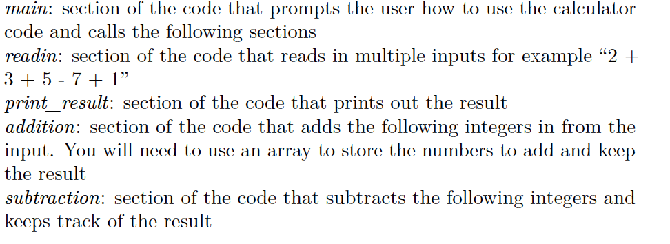 Solved main: section of the code that prompts the user how | Chegg.com