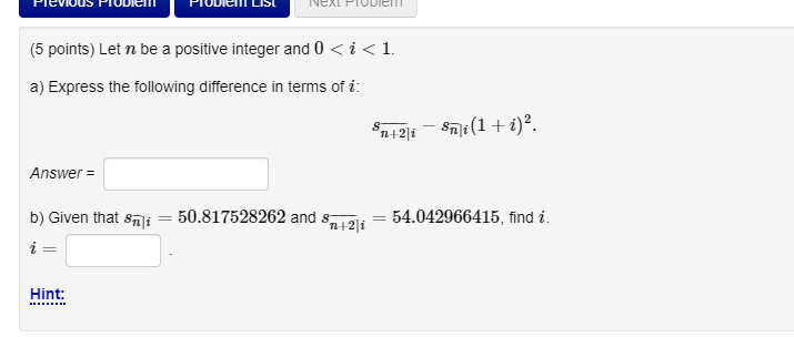 Solved NEXL PIODICI (5 points) Let n be a positive integer | Chegg.com