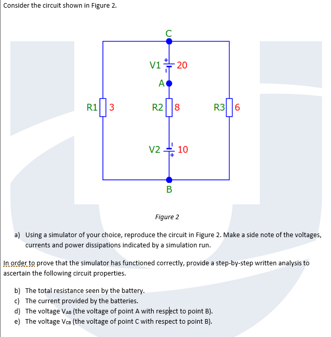 Solved Consider The Circuit Shown In Figure 2.Figure 2a) | Chegg.com