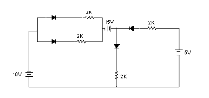 Solved In the circuit shown, constructed using 2kΩ resistors | Chegg.com