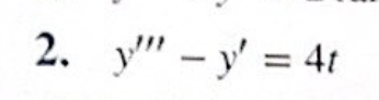 Solved In each of Problems 1 through 4, use the method of | Chegg.com