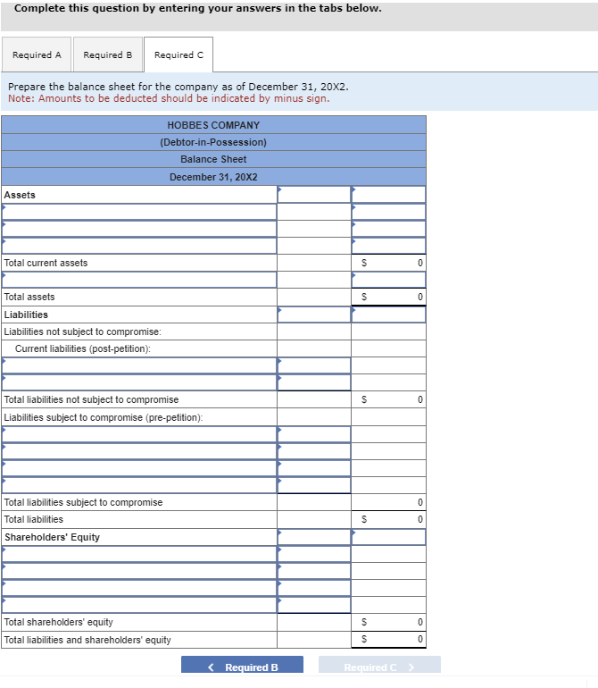 Solved On January 2, 20X2, Hobbes Company files a pettlion | Chegg.com