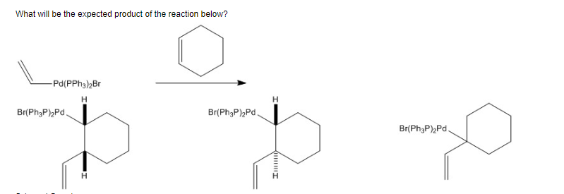 Solved What will be the expected product of the reaction | Chegg.com