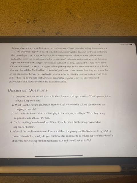 Solved Need Help Answering The Following Questions Based On | Chegg.com