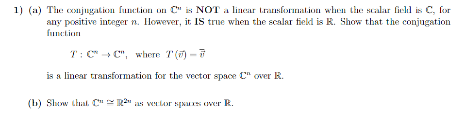 solved-1-a-the-conjugation-function-on-c-is-not-a-linear-chegg