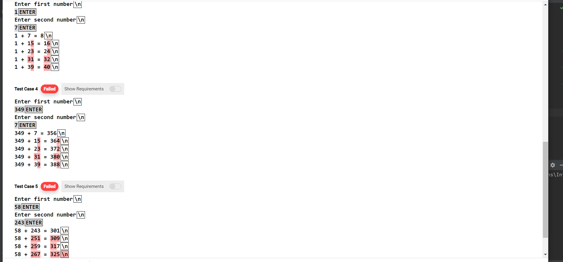 Solved Get two numbers from the user. Write a program that | Chegg.com