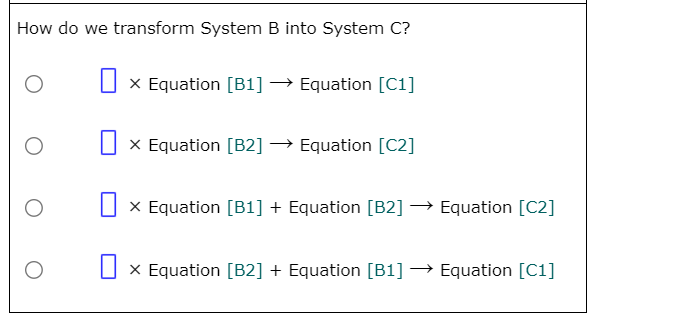 Solved Consider The Following Three Systems Of Linear | Chegg.com