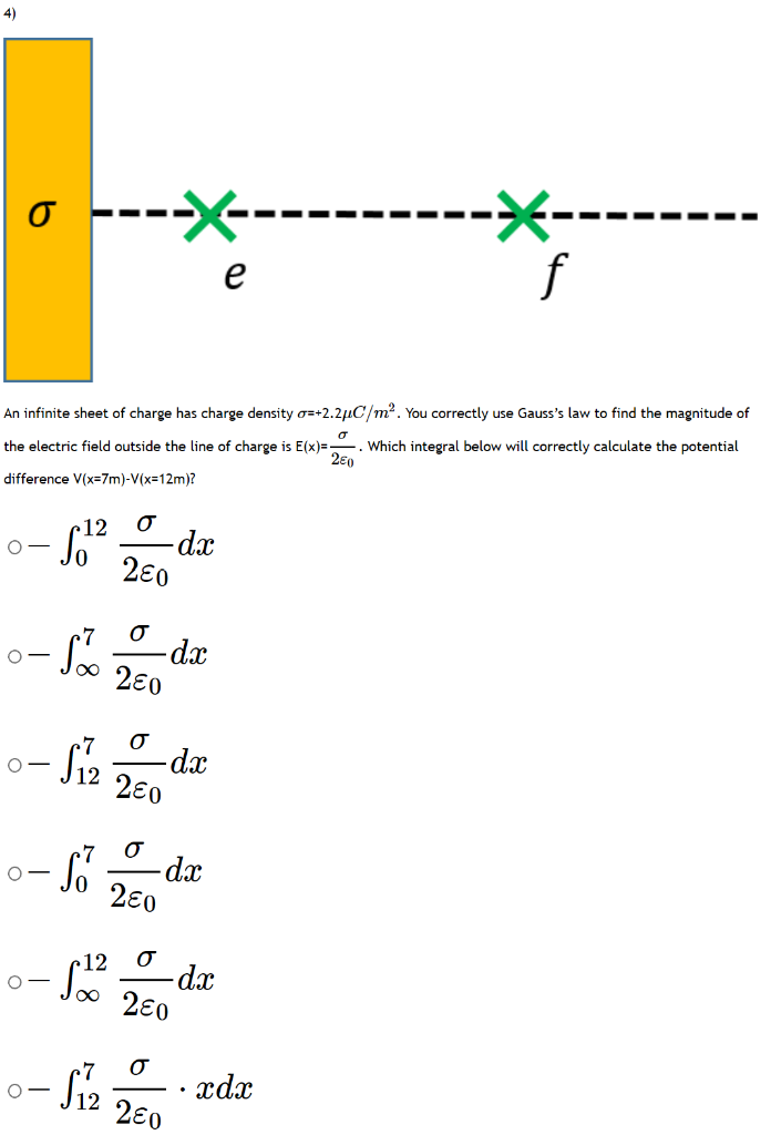 Solved 1 An Electric Field Is Defined Along The X Axis B Chegg Com