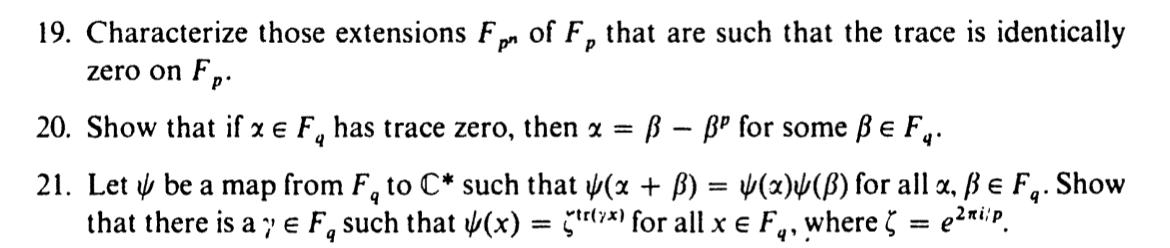 19. Characterize those extensions Fon of F, that are | Chegg.com