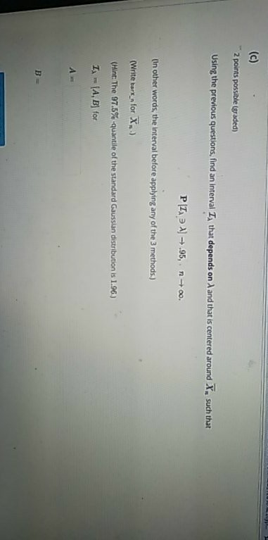 Solved 2 points possible (graded) Using the previous | Chegg.com