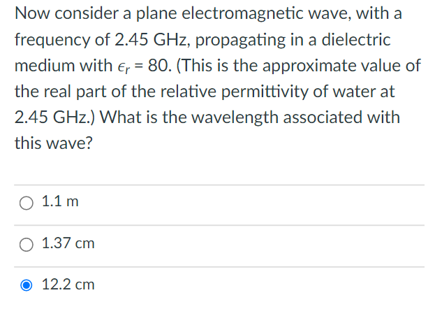 Solved Now Consider A Plane Electromagnetic Wave, With A | Chegg.com