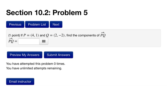 Solved Section 10.2: Problem 5 Previous Problem List Next (1 | Chegg.com