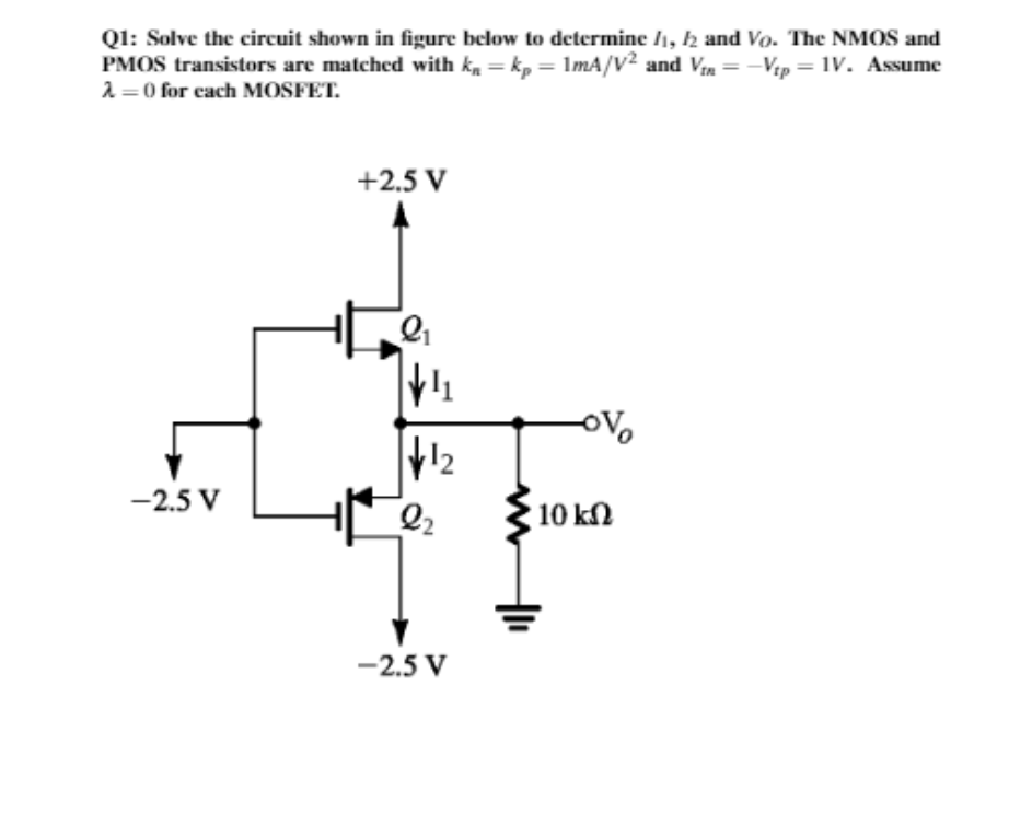 Solved Solve the circuit shown in the figure below to | Chegg.com