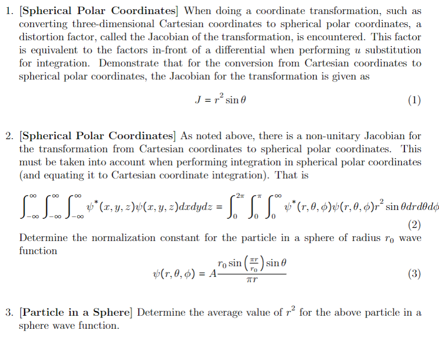 Cartesian conversion clearance