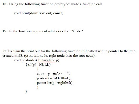Solved 18. Using the following function prototype: write a | Chegg.com