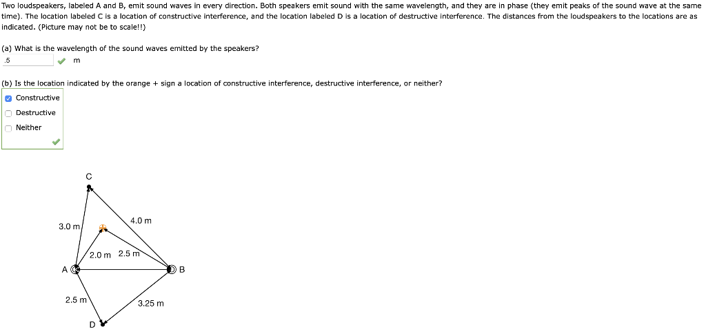 Solved I got 0 5 m for part A but I #39 m not sure how Chegg com