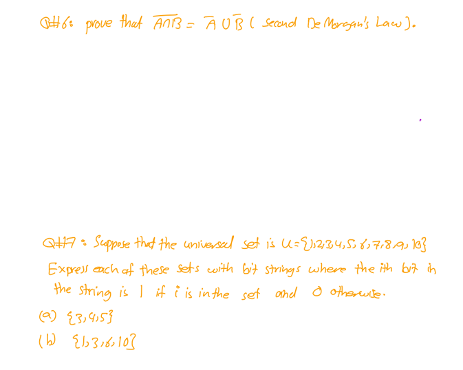 Solved 66 Prove That Anis A Ob Second De Morgan S La Chegg Com