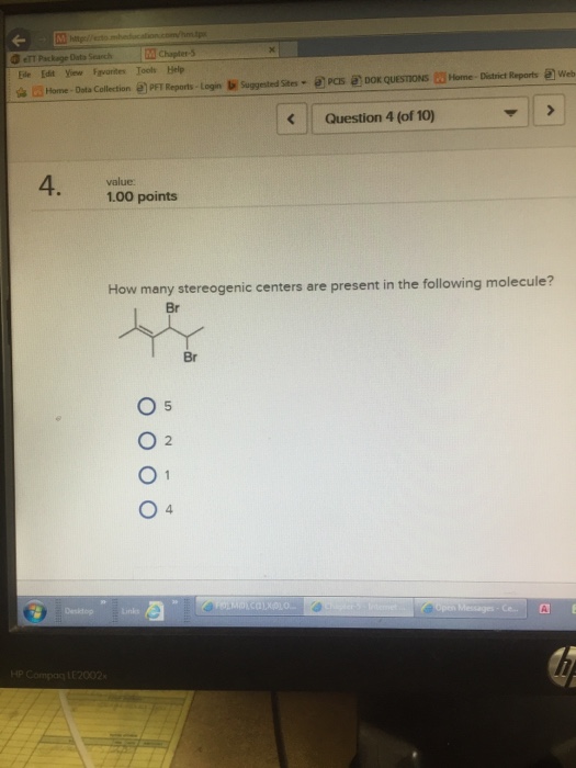 Solved How many stereogenic centers are present in the | Chegg.com