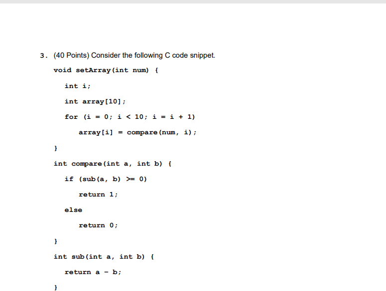 Solved (a) Implement the C code snippet in RISC-V assembly | Chegg.com