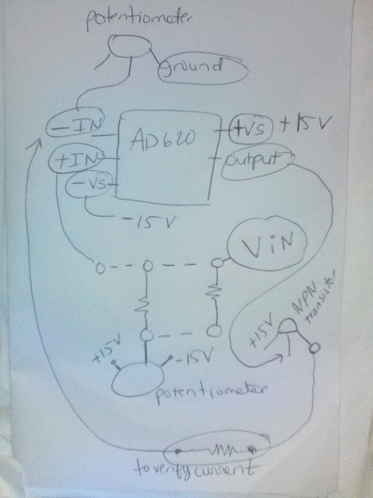 This is a voltage to current converter. I need to Circuit Diagram