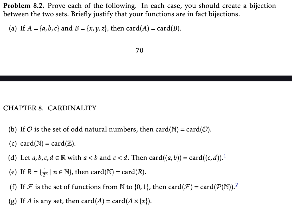 Solved Problem 8 2 Prove Each Of The Following In Each Chegg Com