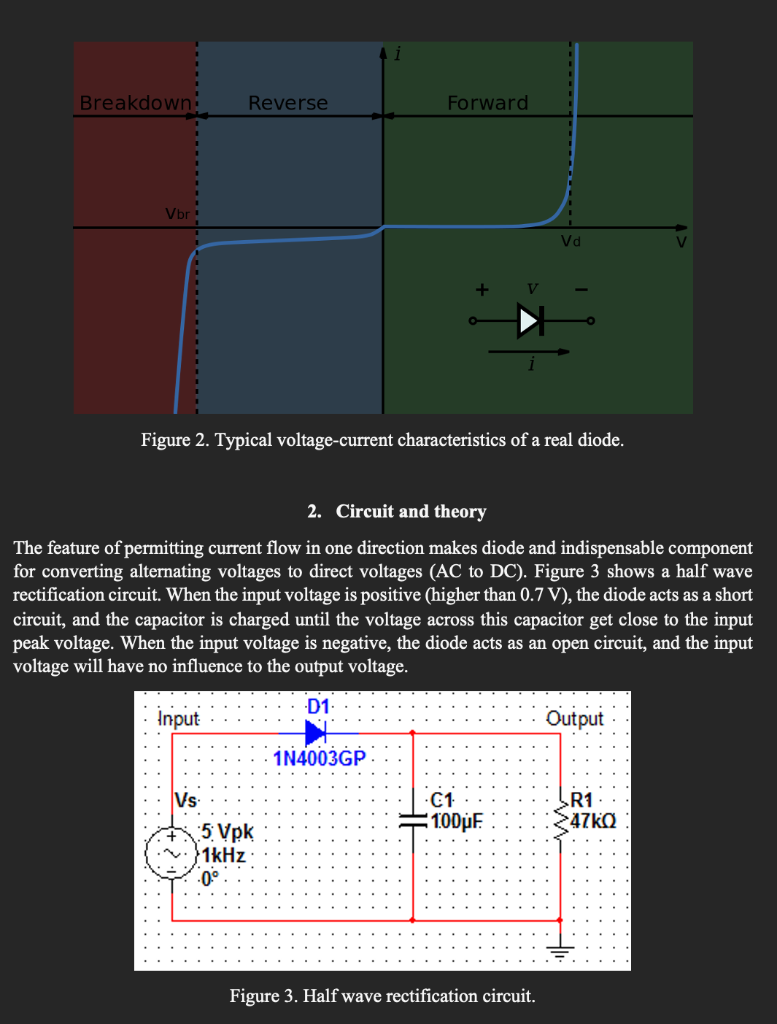 Solved Lab 7. Diode and Applications 1. Introduction Diode | Chegg.com