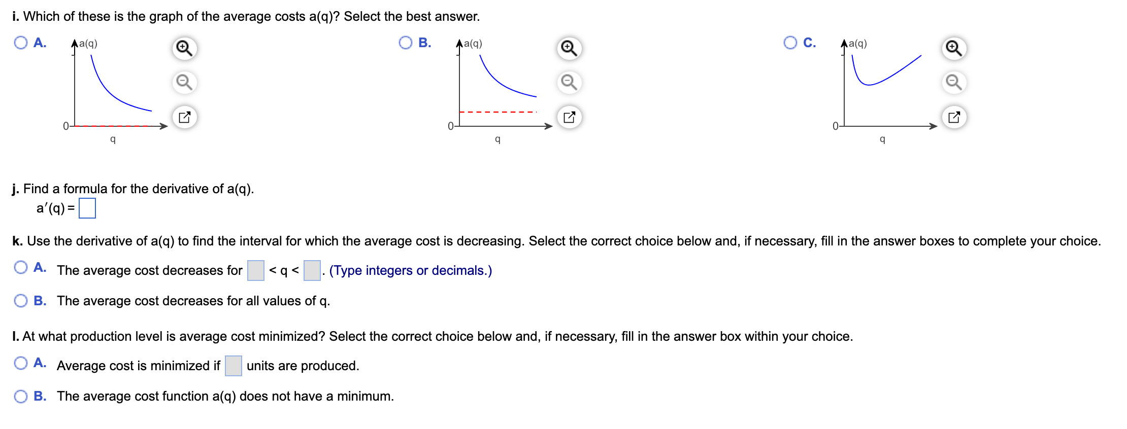 solved-the-cost-in-dollars-to-produce-q-units-is-chegg