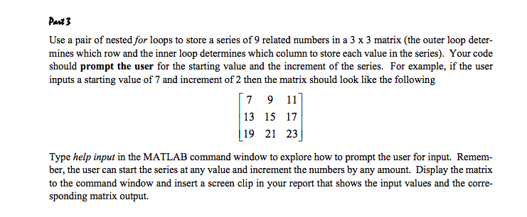 Solved It's Matlab assignment. Please only include the | Chegg.com