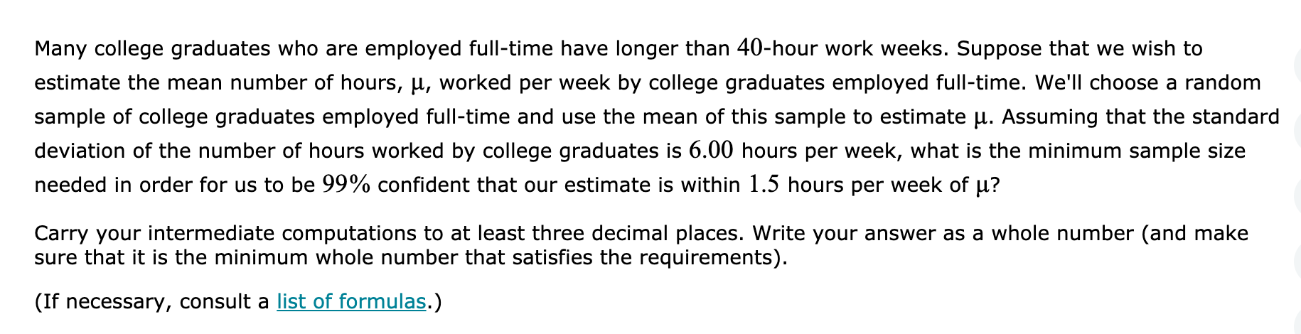 Solved Suppose That A Researcher Is Interested In Estimating | Chegg.com