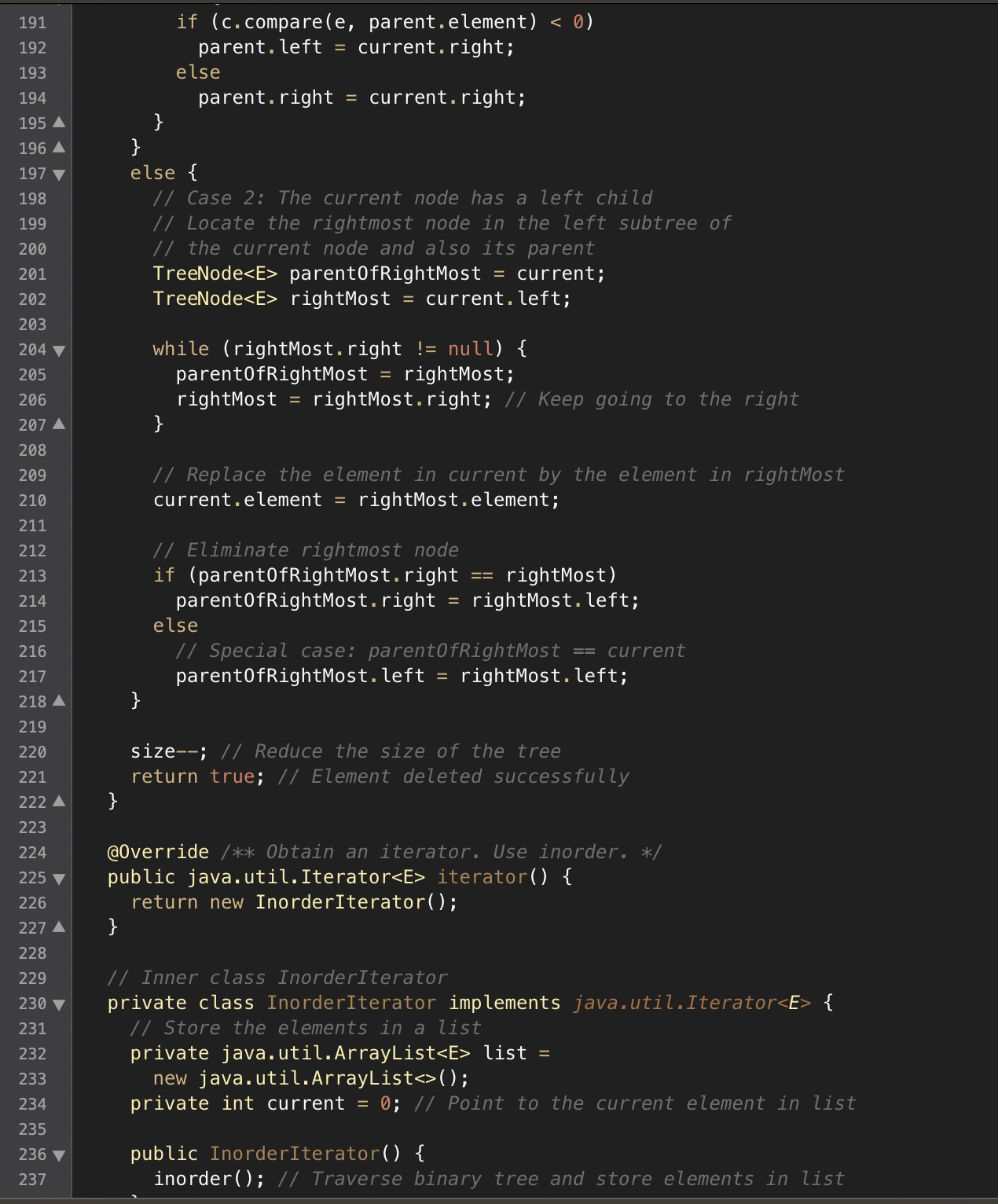 Solved With these classes BST, Tree and AVLTree from Liang | Chegg.com