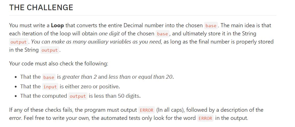 Solved CS 1320: Coding Challenge #3 In mathematics, the base | Chegg.com