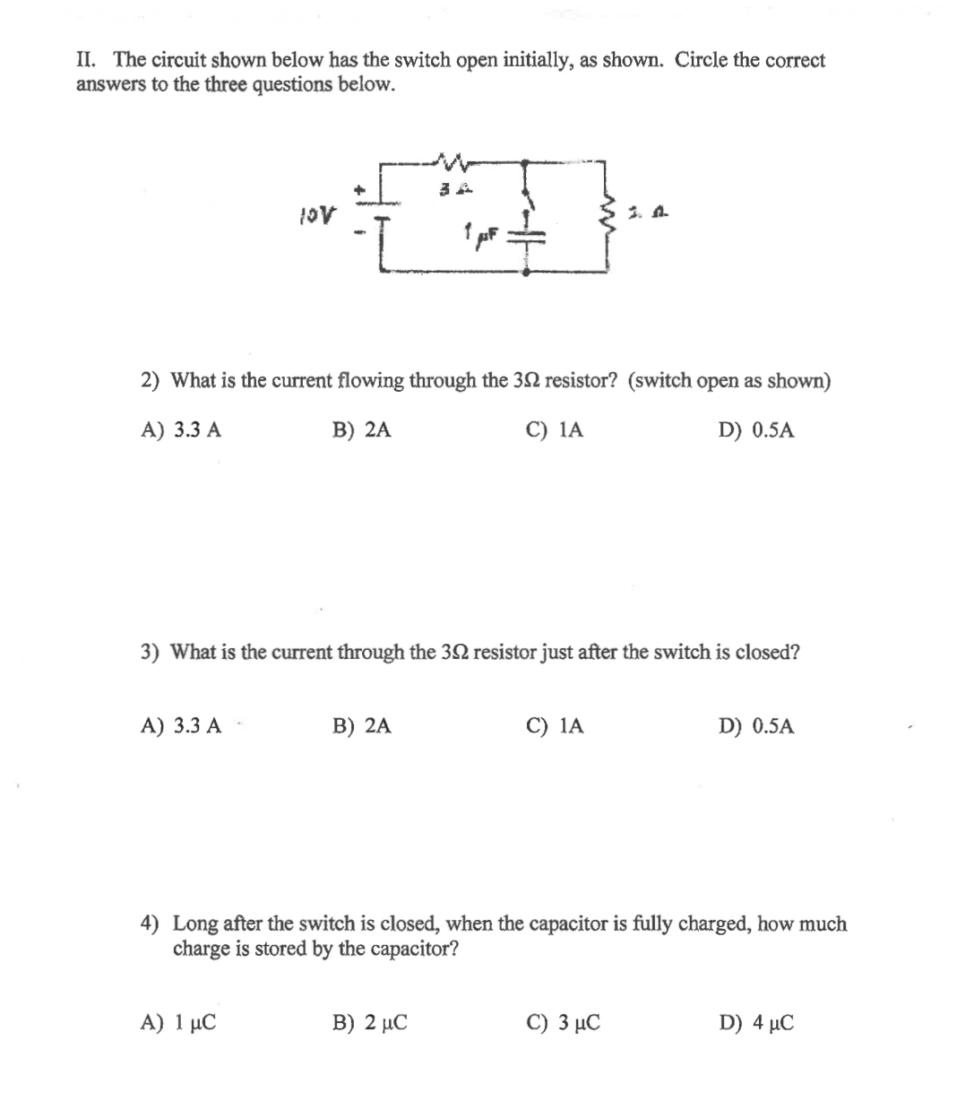 Solved I. Three Identical Capacitors Each Have The Same | Chegg.com