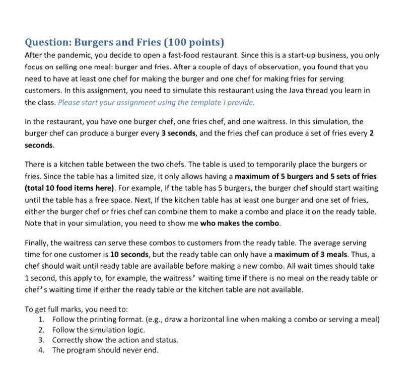 Solved In JAVA PROGRAMMING with COMMENTS, *****CODE NEEDS TO | Chegg.com