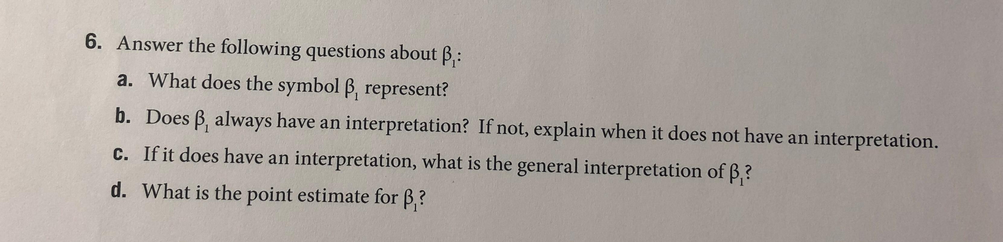 Solved 6. Answer The Following Questions About B,: A. What | Chegg.com