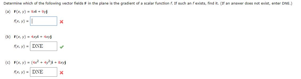 Solved Determine which of the following vector fields F in | Chegg.com