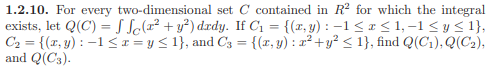 Solved 1.2.10. For every two-dimensional set C contained in | Chegg.com