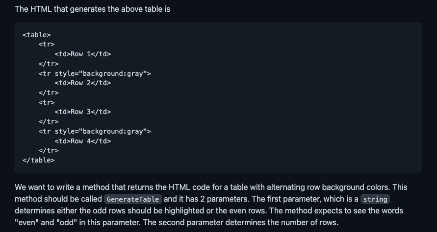 Solved CSD228-HW2 Generate a Styled HTML Table For loops and | Chegg.com