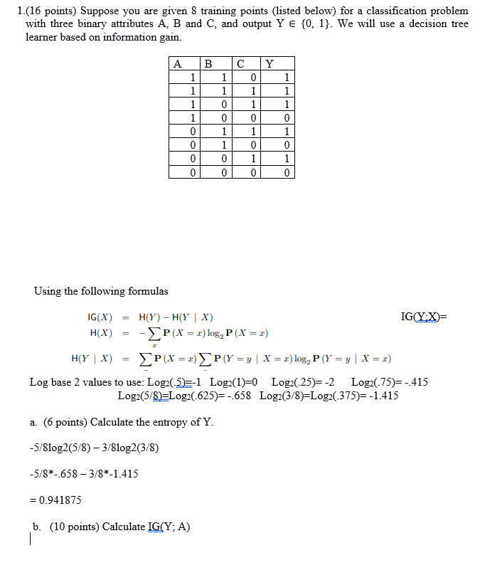 Solved i need help with part b and I would also like it if | Chegg.com