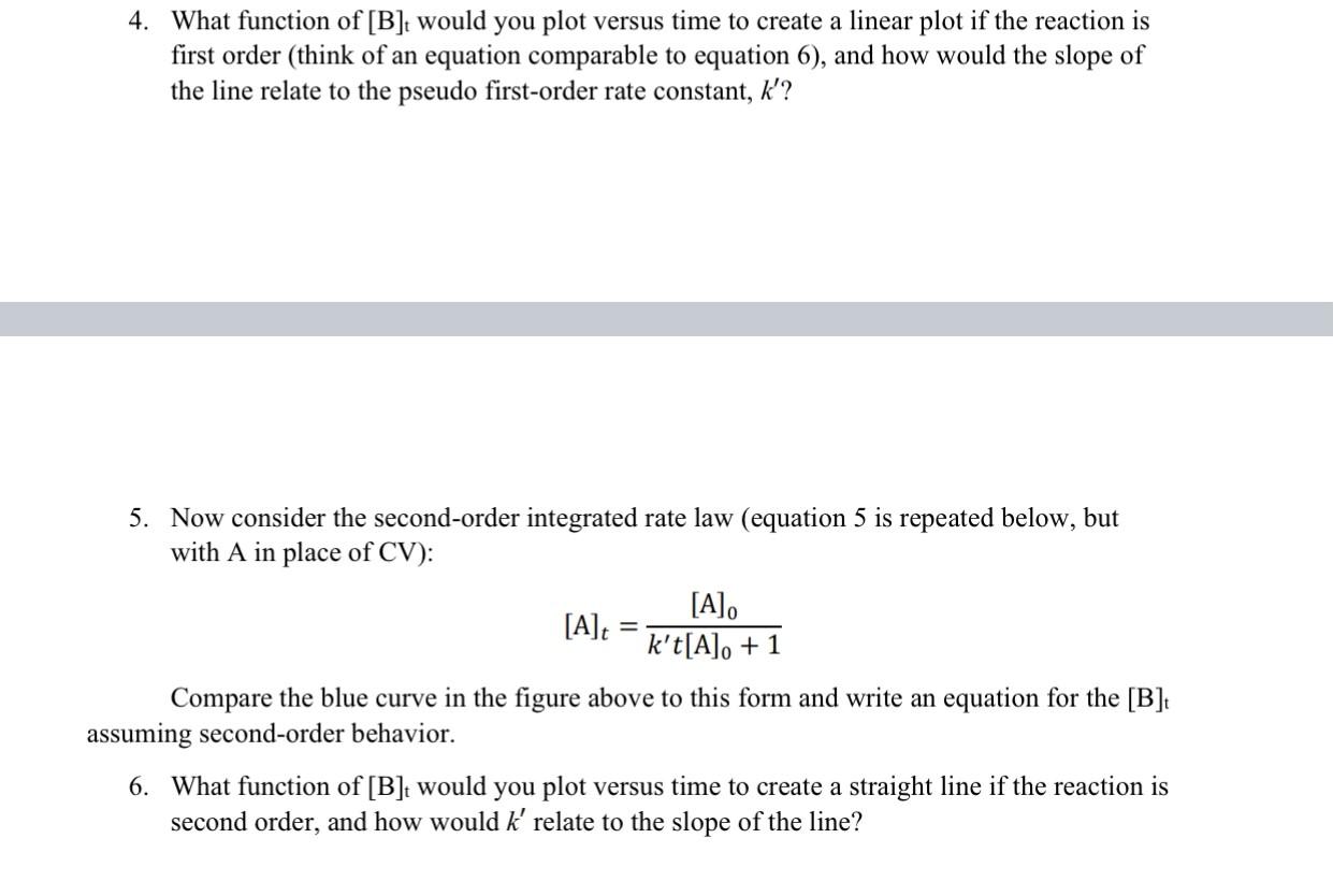 Solved Consider How To Do A Kinetics Experiment On A Similar | Chegg.com