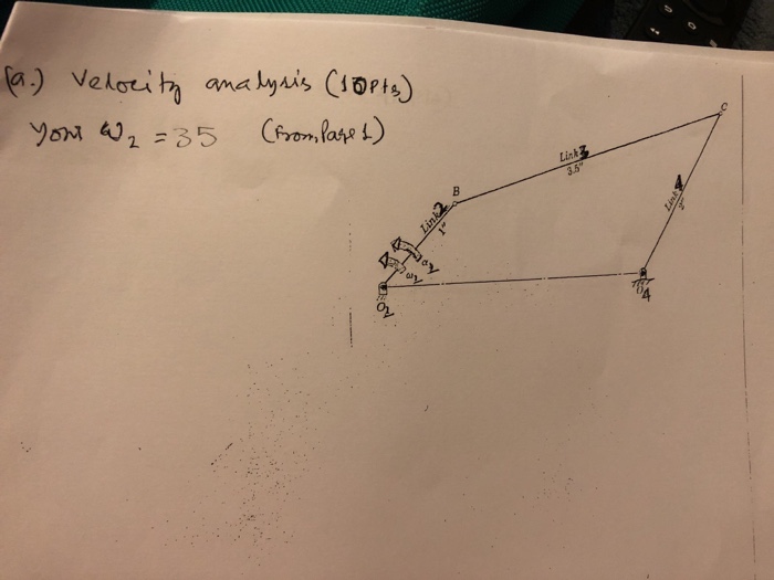 compute omega (w2) and alpha (a2) angular velocity | Chegg.com