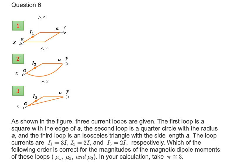 Solved Question 6 N. 1 ay 11 a N N а у 12 a N 3 а у 13 a As | Chegg.com