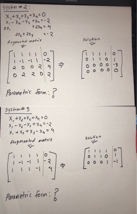 Solved Matrices: Linear Algebra: System of equations. | Chegg.com