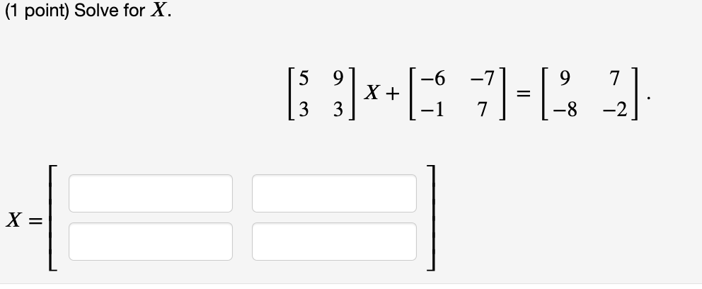 solved-1-point-solve-for-x-5393-x-6-1-77-9-87-2-x-chegg