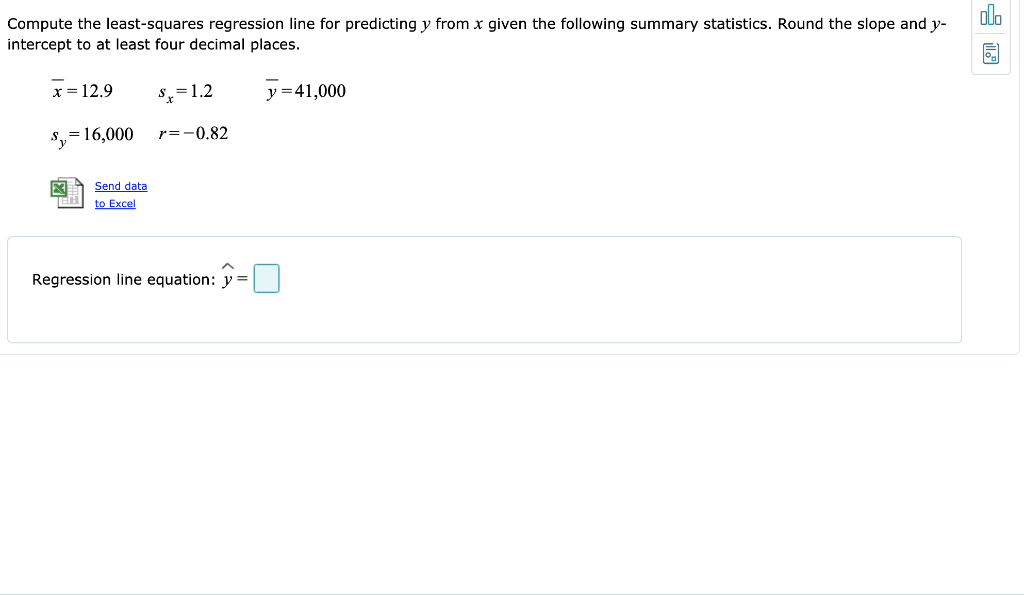 solved-compute-the-least-squares-regression-line-chegg