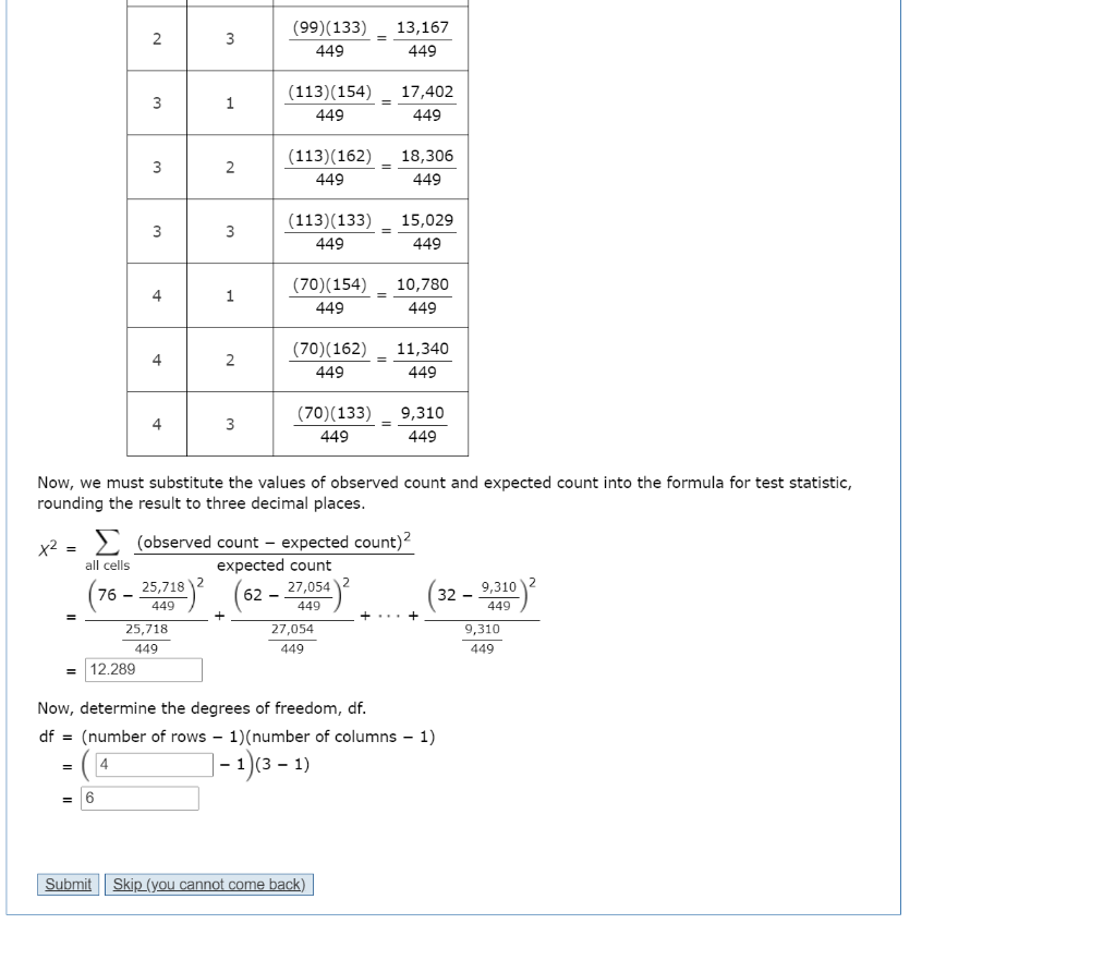 Solved Step 3 Recall that when the conditions for a | Chegg.com