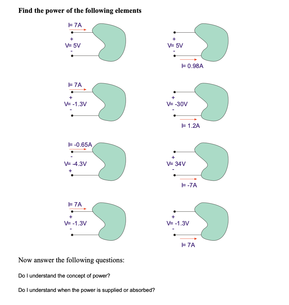 Solved Find The Power Of The Following Elementsnow Answer Chegg Solved Find The Power Of The Following Elementsnow Answer Chegg